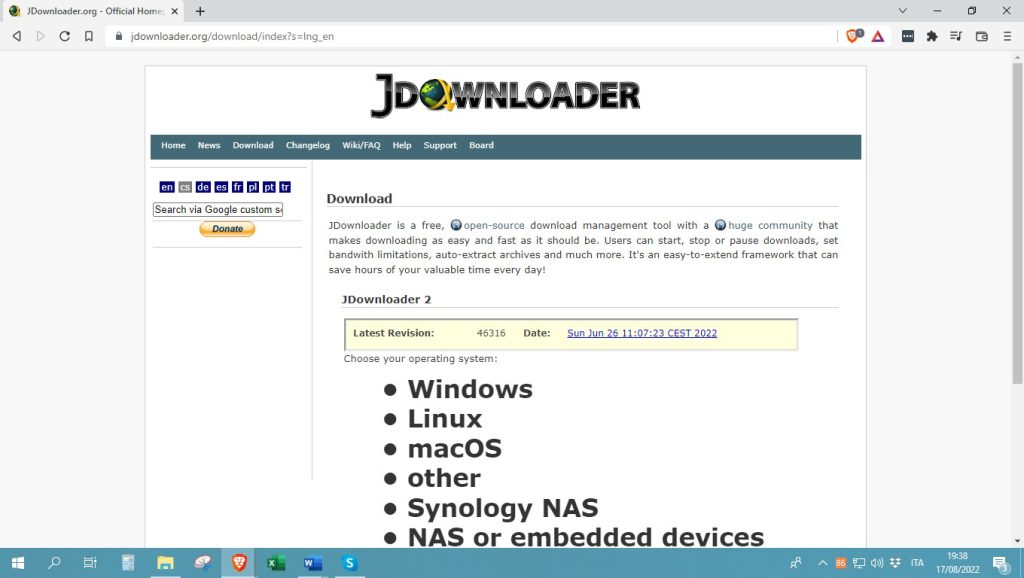 visitate-il-sito-web-ufficiale-Jdownloader