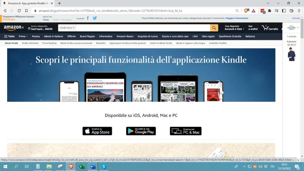 Applicazione-Kindle