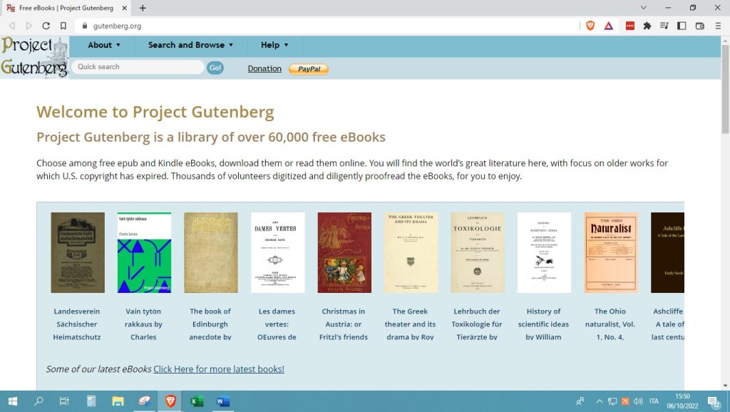 biblioteca-di-eBook-Project-Gutenberg
