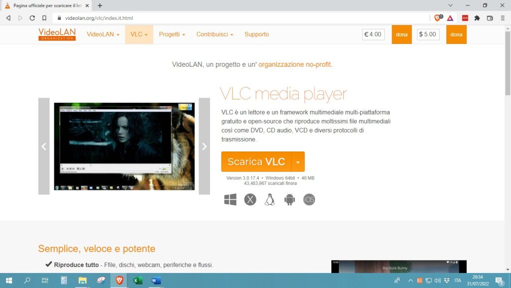 VLC-video